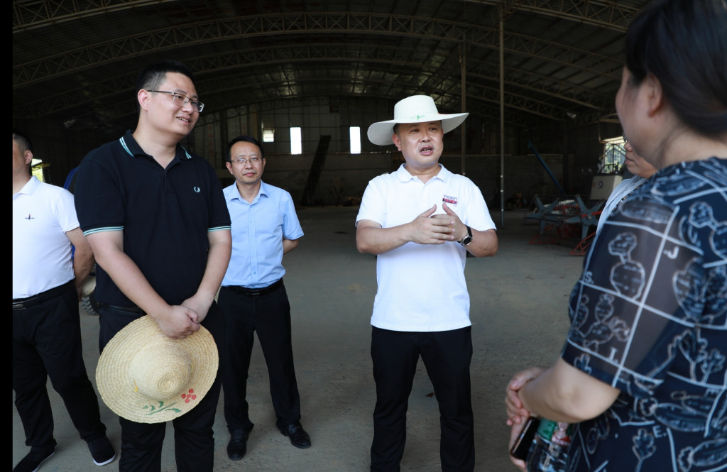 李晓彤到朱亭镇调研