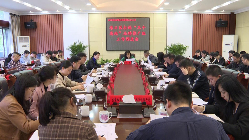 渌口区打造“三个高地”品牌推广组召开2023年工作调度会