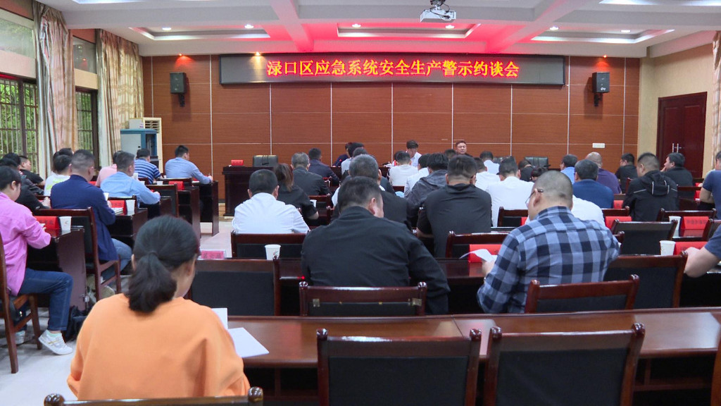 渌口区召开应急系统安全生产警示约谈会