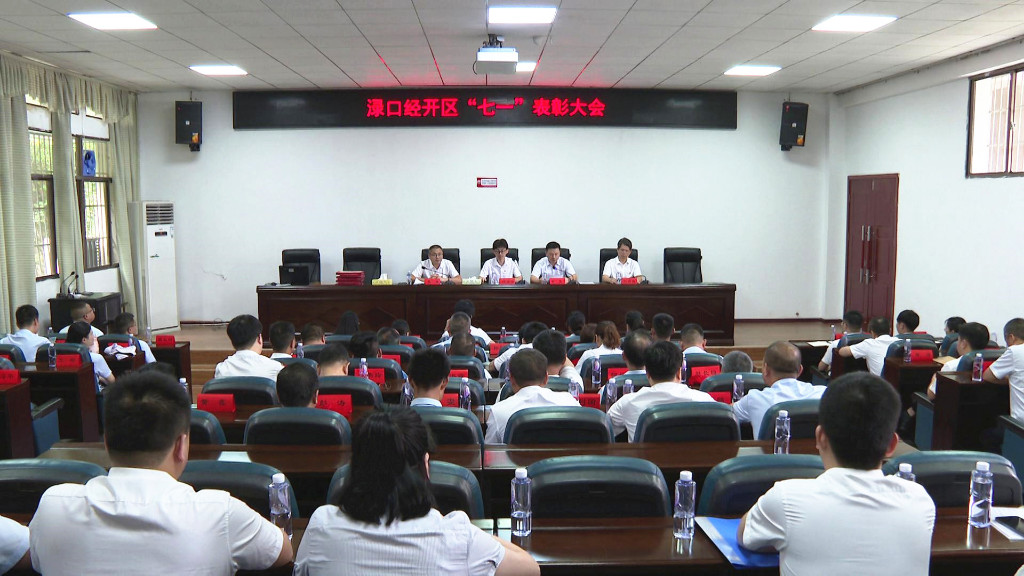 庆七一 渌口经开区表彰先进基层党组织和个人