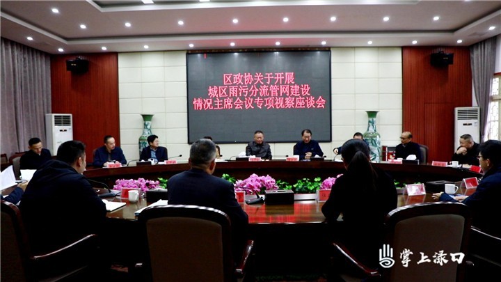 渌口区政协主席视察图2