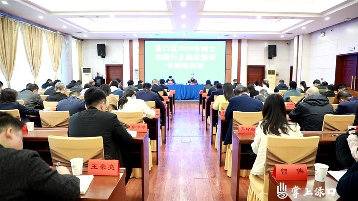 渌口区2024年树立正确政绩观培训图