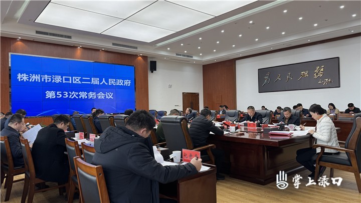 区政府二届53次常务会图1